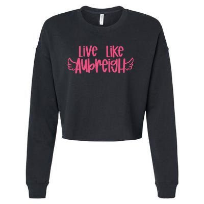 Live Like Aubreigh Cropped Pullover Crew