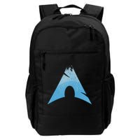 Linux Lovers Arch Linux Vintage Worn Logo Open Source Os Daily Commute Backpack