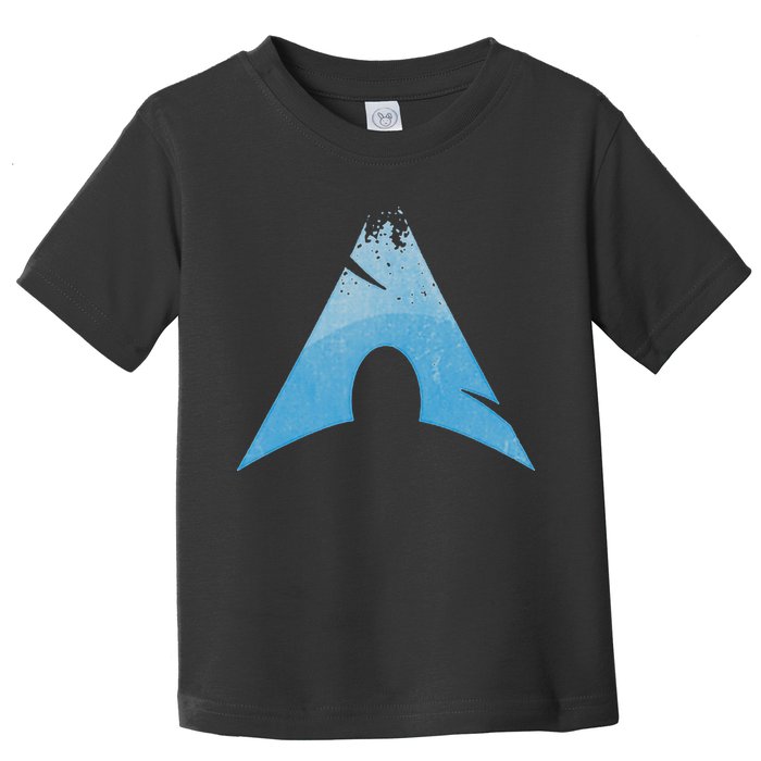 Linux Lovers Arch Linux Vintage Worn Logo Open Source Os Toddler T-Shirt