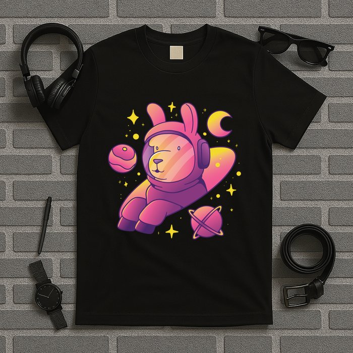 Llama Astronaut T-Shirt