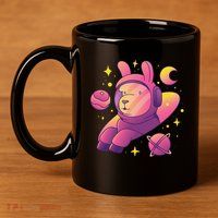 Llama Astronaut 11oz C Handle Ceramic Mug