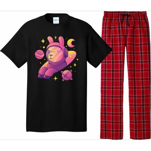 Llama Astronaut Pajama Set