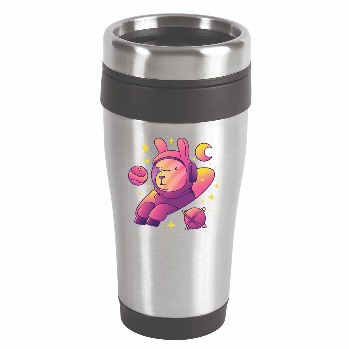 Llama Astronaut 16oz Travel Tumbler