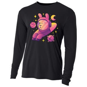 Llama Astronaut Cooling Performance Long Sleeve Crew