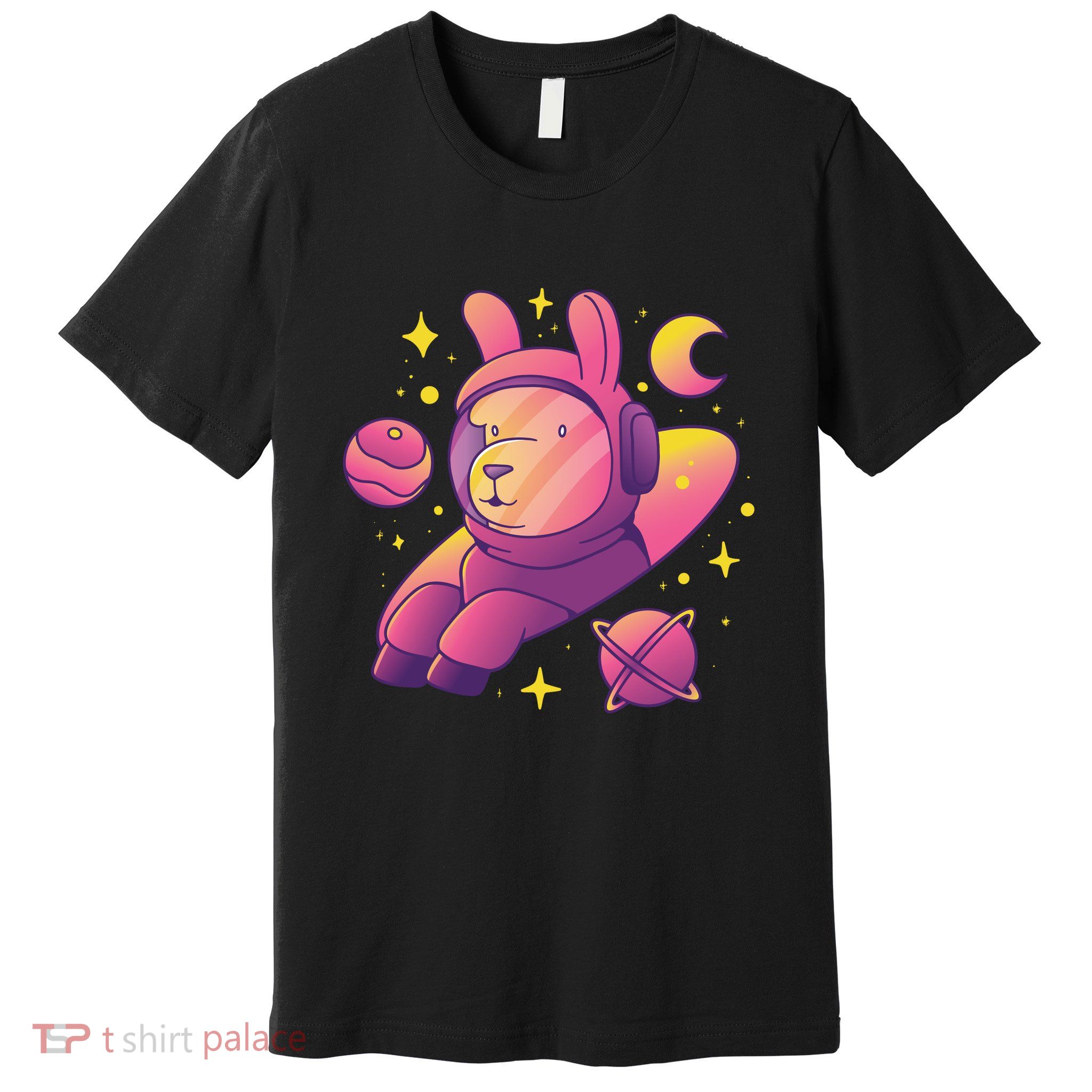 Llama Astronaut Premium T-Shirt