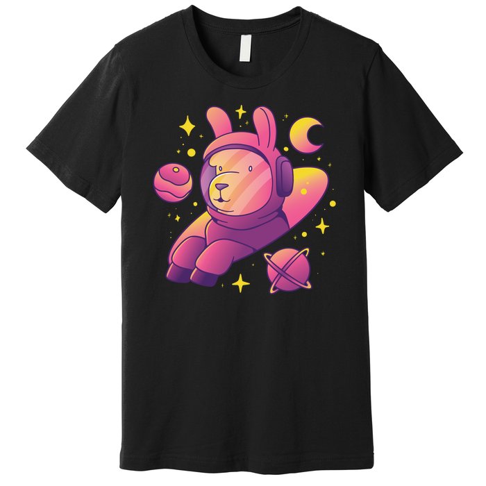 Llama Astronaut Premium T-Shirt