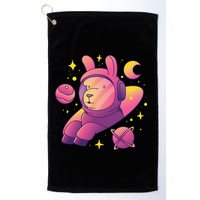 Llama Astronaut Golf Towel