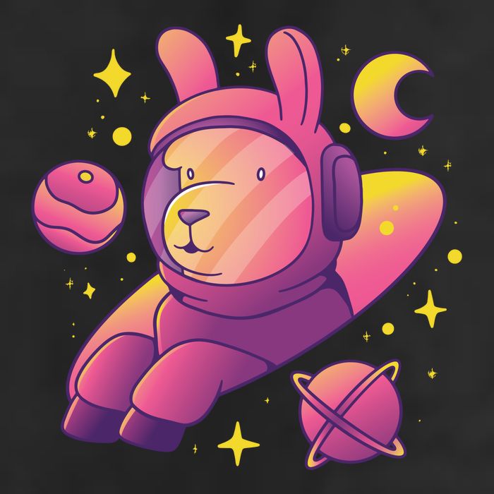 Llama Astronaut Golf Towel