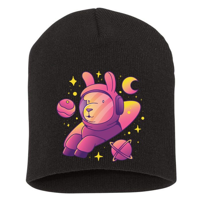 Llama Astronaut Short Acrylic Beanie