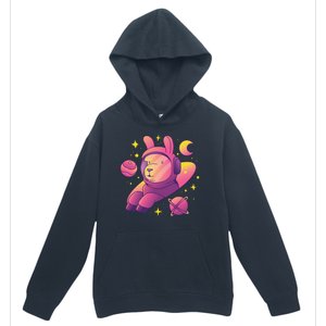 Llama Astronaut Urban Pullover Hoodie