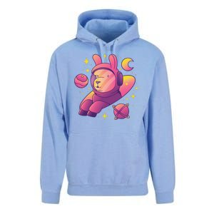 Llama Astronaut Unisex Surf Hoodie