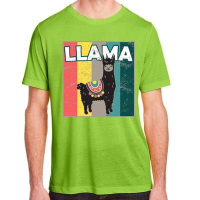 Llama Retro Adult ChromaSoft Performance T-Shirt