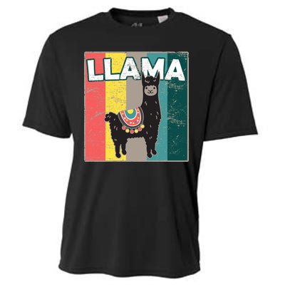 Llama Retro Cooling Performance Crew T-Shirt