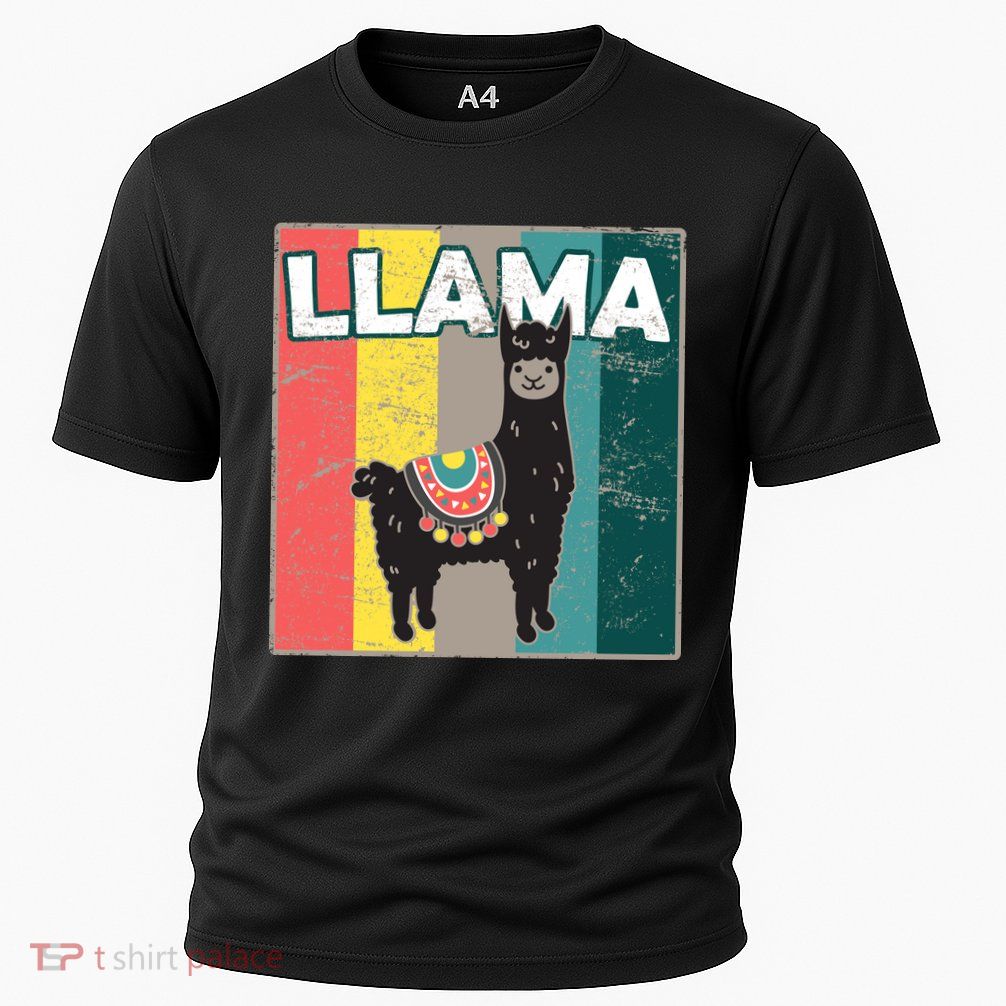 Llama Retro Performance Shirt