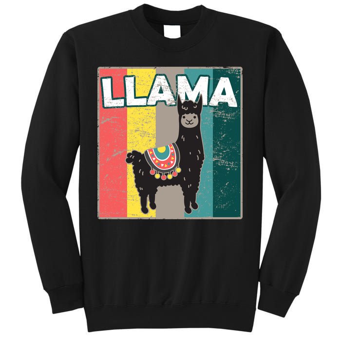 Llama Retro Sweatshirt