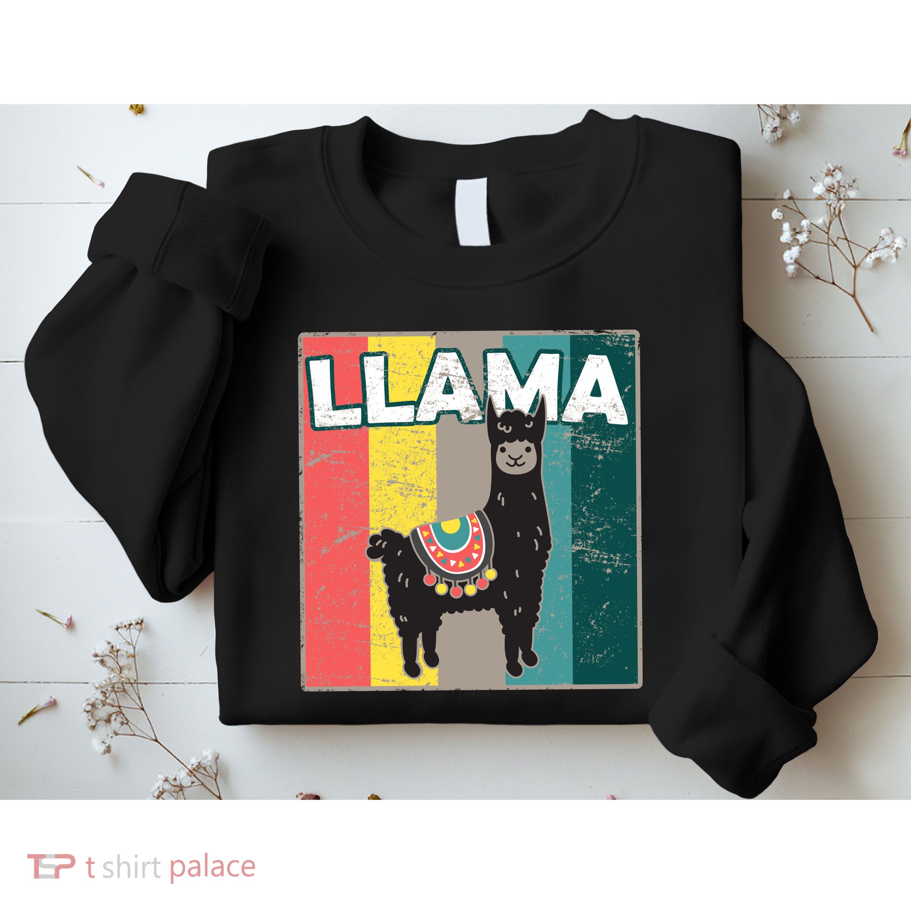 Llama Retro Sweatshirt