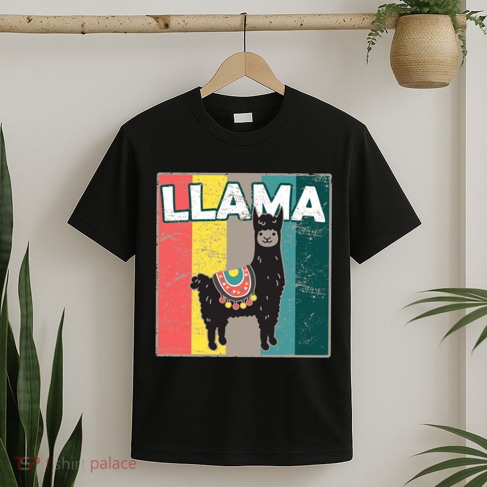 Llama Retro T-Shirt