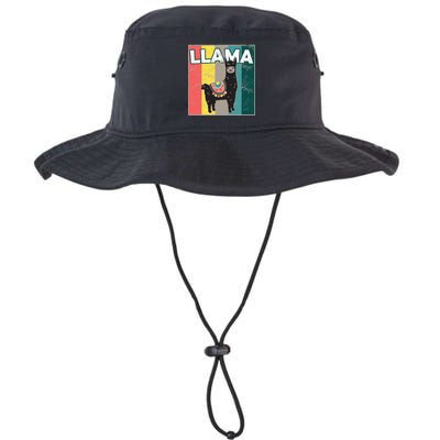 Llama Retro Bucket Hat