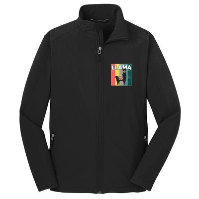 Llama Retro Core Soft Shell Jacket