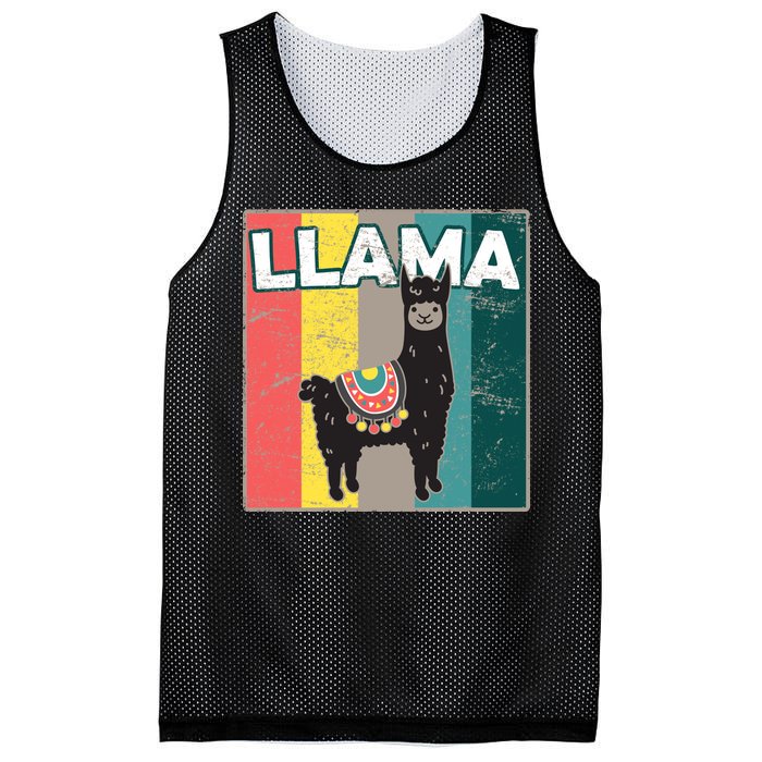 Llama Retro Mesh Reversible Basketball Jersey Tank