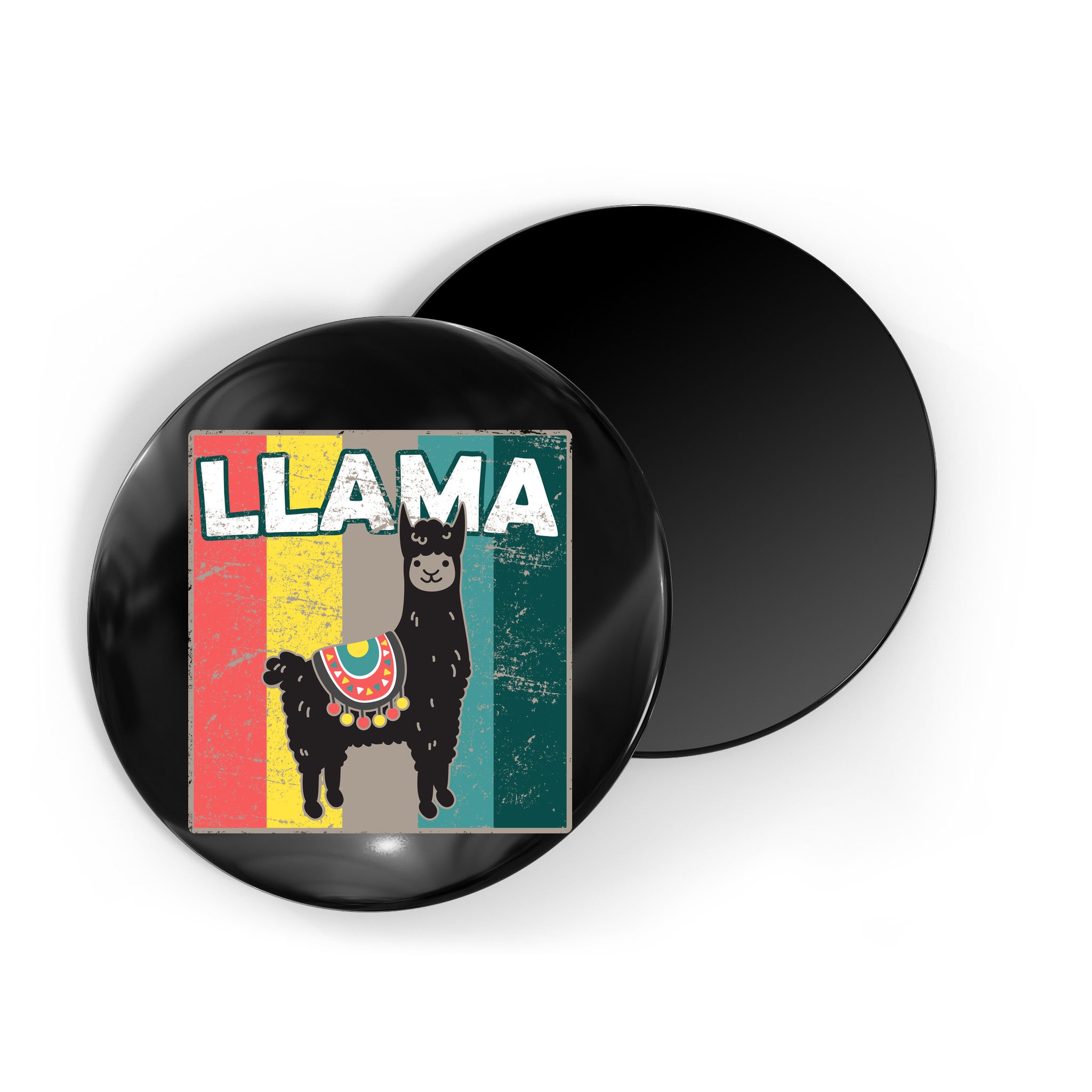 Llama Retro Magnet