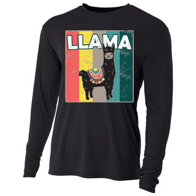 Llama Retro Cooling Performance Long Sleeve Crew