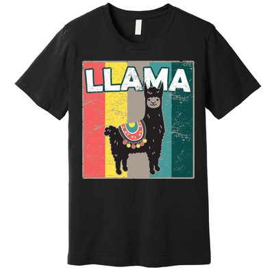 Llama Retro Premium T-Shirt