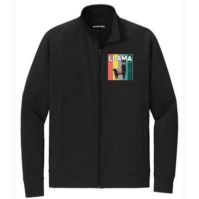 Llama Retro Stretch Full-Zip Cadet Jacket