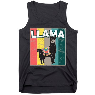Llama Retro Tank Top