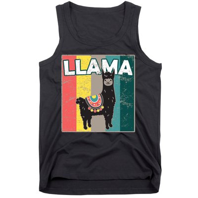 Llama Retro Tank Top