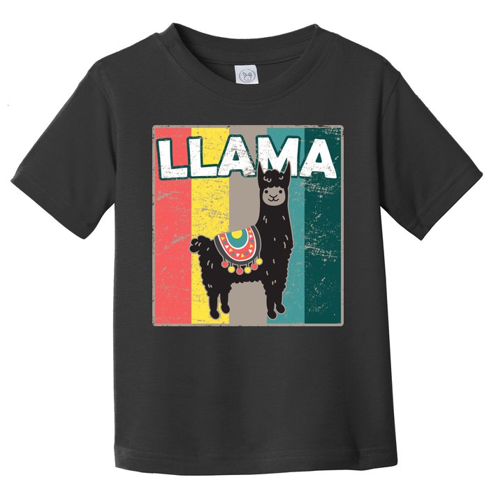 Llama Retro Toddler T-Shirt