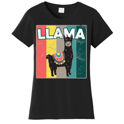 Llama Retro Women's T-Shirt