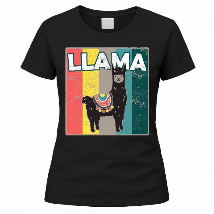 Llama Retro Women's T-Shirt