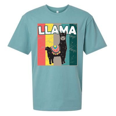 Llama Retro Sueded Cloud Jersey T-Shirt