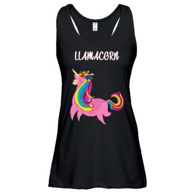 Llamacorn Ladies Essential Flowy Tank