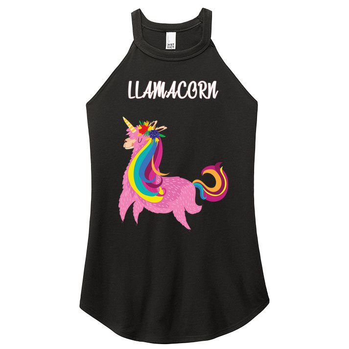 Llamacorn Women's Perfect Tri Rocker Tank