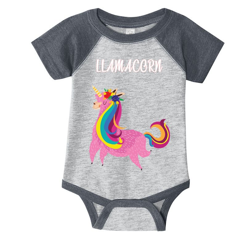 Llamacorn Infant Baby Jersey Bodysuit