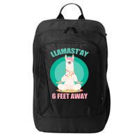 Llamast'ay 6 Feet Away Funny Social Distancing City Backpack