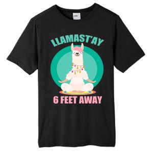 Llamast'ay 6 Feet Away Funny Social Distancing Tall Fusion ChromaSoft Performance T-Shirt