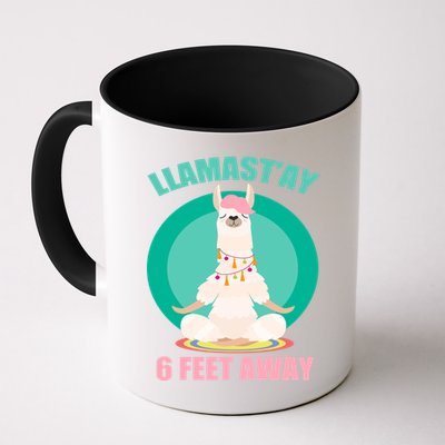 Llamast'ay 6 Feet Away Funny Social Distancing Mug
