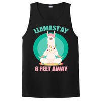 Llamast'ay 6 Feet Away Funny Social Distancing PosiCharge Competitor Tank