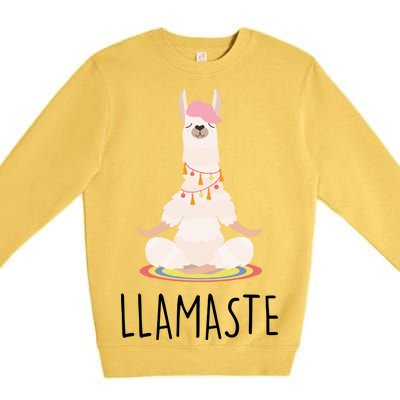 Llamaste Funny Lama Premium Crewneck Sweatshirt