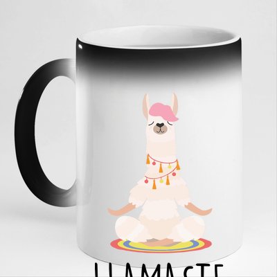 Llamaste Funny Lama 11oz Black Color Changing Mug