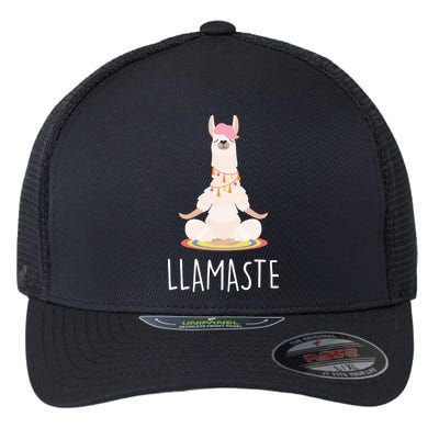 Llamaste Funny Lama Flexfit Unipanel Trucker Cap