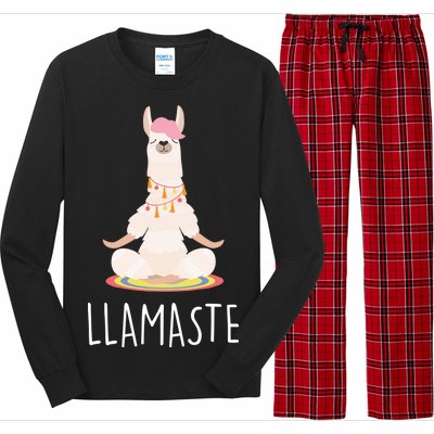 Llamaste Funny Lama Long Sleeve Pajama Set