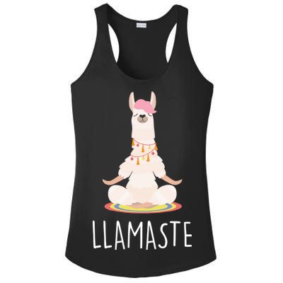 Llamaste Funny Lama Ladies PosiCharge Competitor Racerback Tank