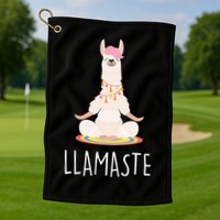 Llamaste Funny Lama Golf Towel
