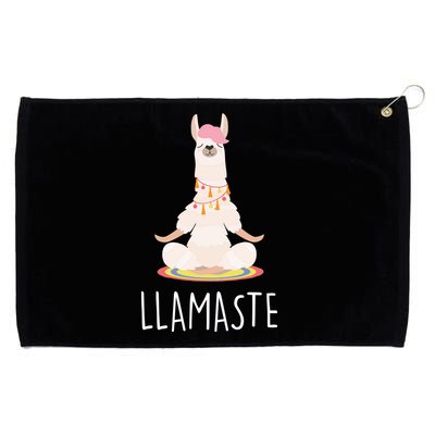 Llamaste Funny Lama Grommeted Golf Towel