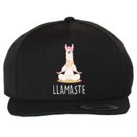 Llamaste Funny Lama Wool Snapback Cap