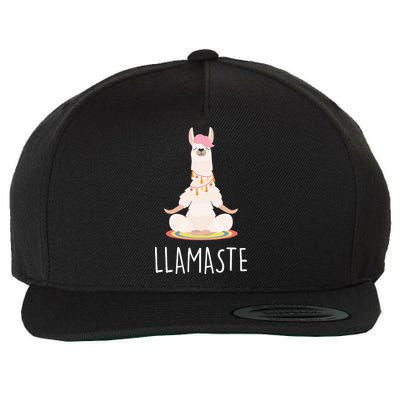 Llamaste Funny Lama Wool Snapback Cap